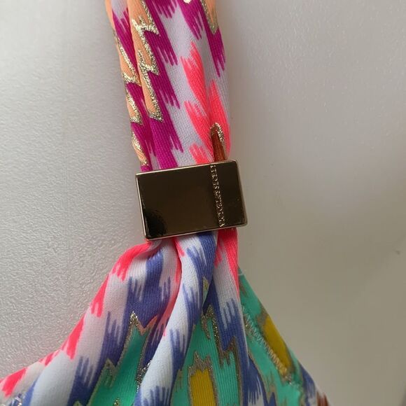 🔥🏖VICTORIA SECRET swimsuit top 32D push-up bottom-small New #1 - Picture 5 of 9